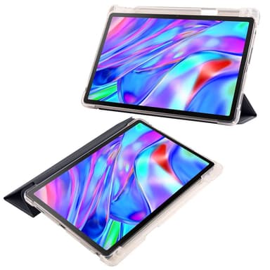 SKALO Lenovo Tab P11 Gen 2 Trifold Fodral med Transparent Baksida - Svart
