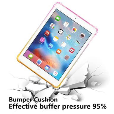 SKALO iPad 10.2 Gradient TPU Skal - Lila-Turkos