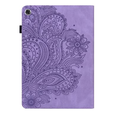 SKALO Samsung Tab A8 10.5 (2021/2022) Mandala Fodral - Lila