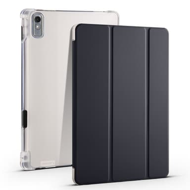 SKALO Lenovo Tab P11 Gen 2 Trifold Fodral med Transparent Baksida - Svart
