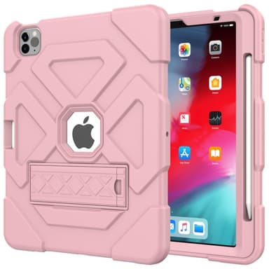 SKALO iPad Air (2020/2022) Extra Stöttåligt Armor Shockproof Skal - Rosa