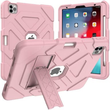 SKALO iPad Air (2020/2022) Extra Stöttåligt Armor Shockproof Skal - Rosa