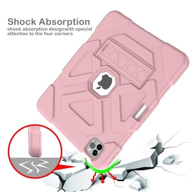 SKALO iPad Air (2020/2022) Extra Stöttåligt Armor Shockproof Skal - Rosa