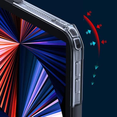 XUNDD iPad Pro 12.9 (Gen 4/5/6) Hybrid Skal - Transparent