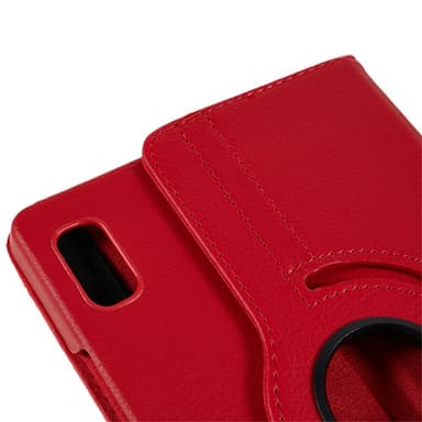 SKALO Lenovo Tab M9 360 Litchi Fodral - Röd