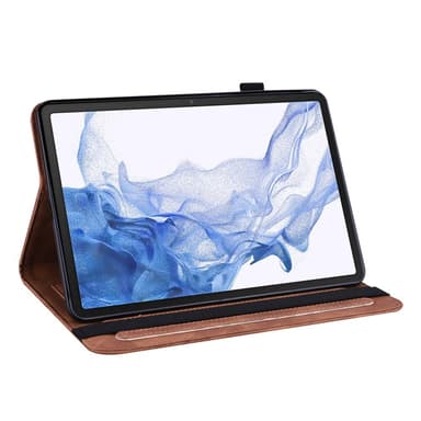 SKALO Samsung Tab S8 Mandala Fodral - Brun