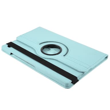 SKALO Samsung Tab A8 10.5 (2021/2022) 360 Litchi Fodral - Turkos