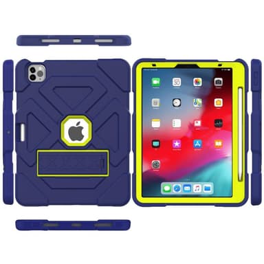 SKALO iPad Air (2020/2022) Extra Stöttåligt Armor Shockproof Skal - Blå