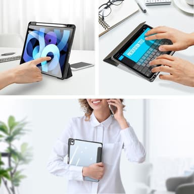 DUX DUCIS iPad Air (2020/2022) TOBY Series Trifold Fodral - Svart