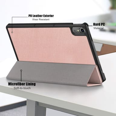 SKALO Lenovo Tab P11 Gen 2 Trifold Fodral - Roséguld