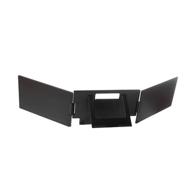 NÖRDIC Dubbla bärbara 15.6"" skärmar med teleskopstativ för bärbar dator 15-17.3"", FHD 1080P,  Mac/Windows, USB-C anslutning