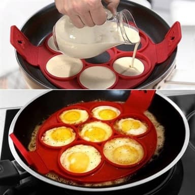 Äggform / Pannkaksform i värmetålig silikon