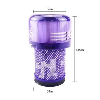 Bakre HEPA-filter till Dyson Sladdlös dammsugare V12