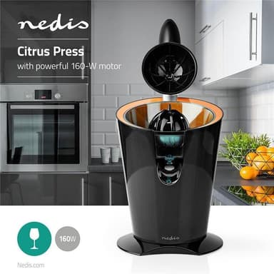 Nedis Citruspress | 160 W | Orange / Svart