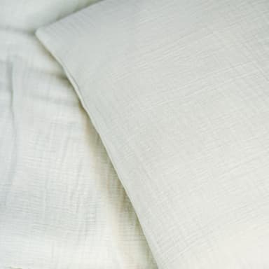 NG Baby Påslakan Säng Muslin Ivory