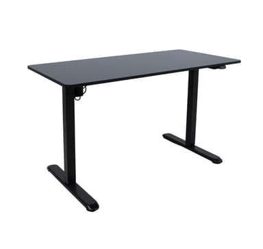 Skrivbord ERGO LIGHT med 1 motor 120x60cm, svart