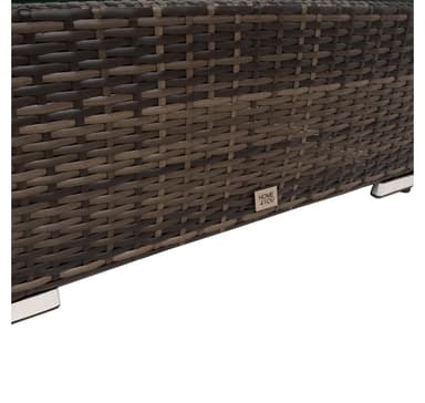 Soffbord SEVILLA NYTT 71x71xH30cm, mörkbrunt