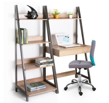 Skrivbord STEP 74x48xH146cm, ek