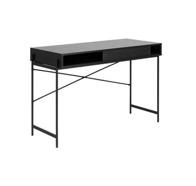 Skrivbord ANGUS 110x50xH75cm, svart