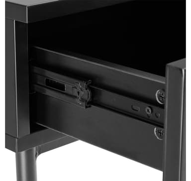 Skrivbord SEQUENCE 120x50xH79cm, 3D svart