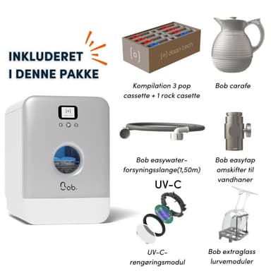 Bob den kompakta minidiskmaskinen: All options Pack - Grå