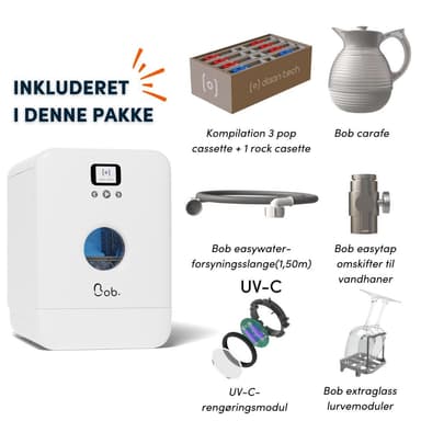 Bob den kompakta minidiskmaskinen: All options Pack - Vit