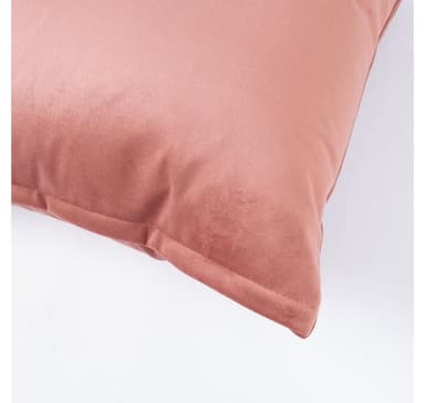 Kudde SAMMET 2, 45x45cm, vintage rosa