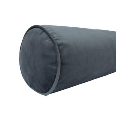 Kuddrulle SAMMET D18x50cm, grå
