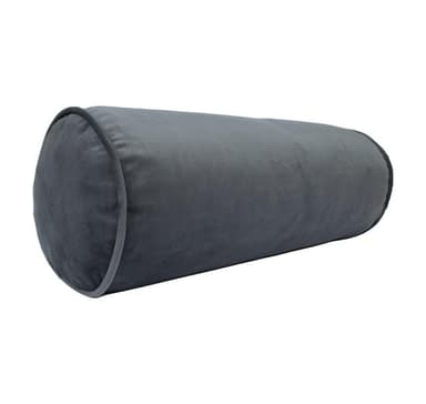 Kuddrulle SAMMET D18x50cm, grå