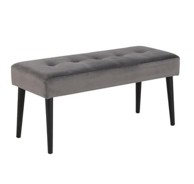 Bänk GLORY 38x95xH45cm, mörkgrå