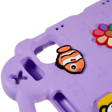 Till iPad Air 11 (2024) EVA Foam Stand Skal Fodral - Lila