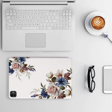 Till iPad Pro 11 (2024) Fodral Flip Stativ Smart Surfplattefodral - Peony