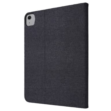 Till iPad Air 13 (2024) Vikbart fodral korthållare Tygtextur - Svart
