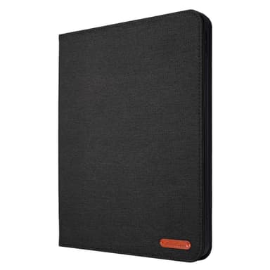 Till iPad Air 13 (2024) Vikbart fodral korthållare Tygtextur - Svart