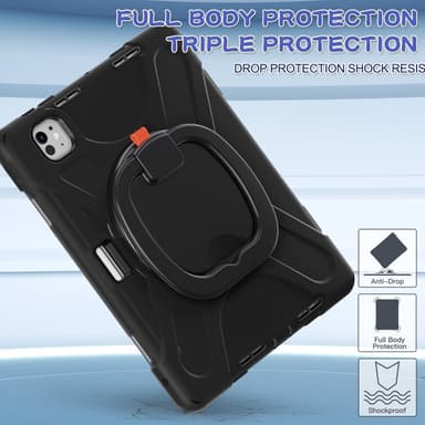 Heavy Duty Armor skal till iPad Pro 11 (2024) - Svart