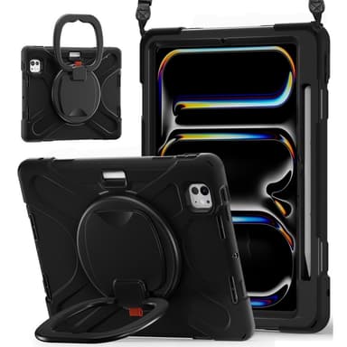 Heavy Duty Armor skal till iPad Pro 11 (2024) - Svart