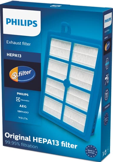 Philips s-filter HEPA 13 avgasfilter FC8038/01