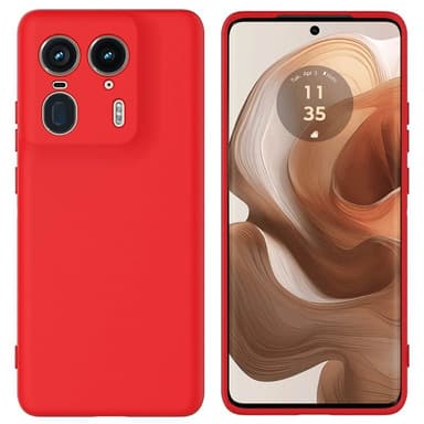 Liquid silikon skal Motorola Edge 50 Ultra - China Red