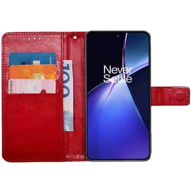 Plånboksfodral 3-kort OnePlus Nord CE4 Lite - Röd