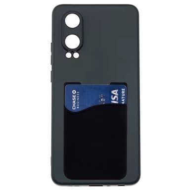 Silikon skal med korthållare OnePlus Nord CE4 Lite - Svart