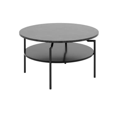 Soffbord GOLDINGTON D80xH45cm, svart