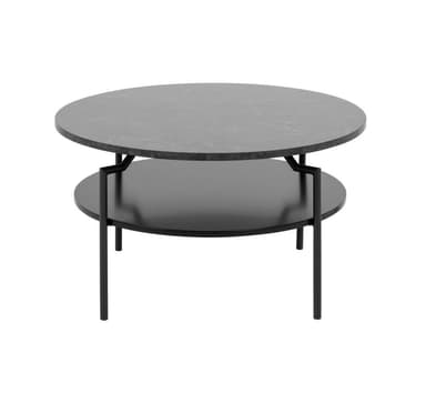 Soffbord GOLDINGTON D80xH45cm, svart