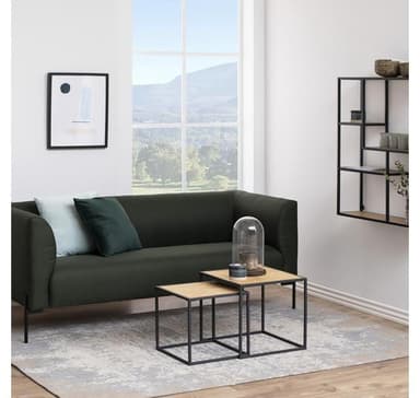 Soffbord 2st SEAFORD 40x40xH40cm, 50x50xH45cm, ek