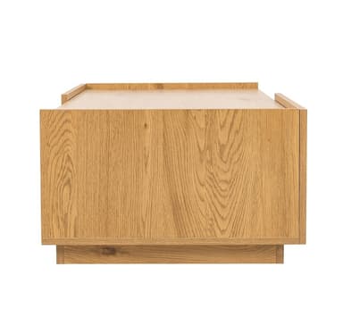 Soffbord SACHA 120x60xH35cm, melamin med ekbark