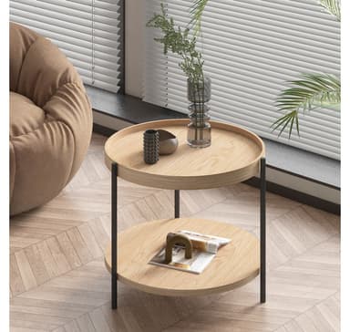 Soffbord CINDY D50xH45cm, melamin ek