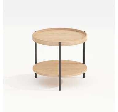 Soffbord CINDY D50xH45cm, melamin ek