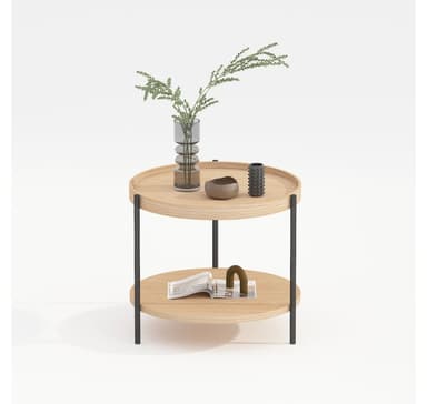 Soffbord CINDY D50xH45cm, melamin ek
