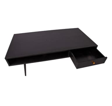 Soffbord LUXEMBOURG 115x60xH45cm, svart