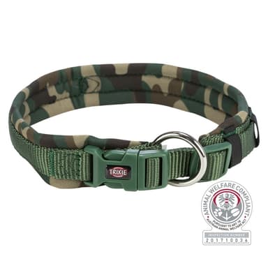 Premiumkrage, extra bred neoprenstoppning, XS–S: 27–35 cm/10 mm, kamouflage/fo
