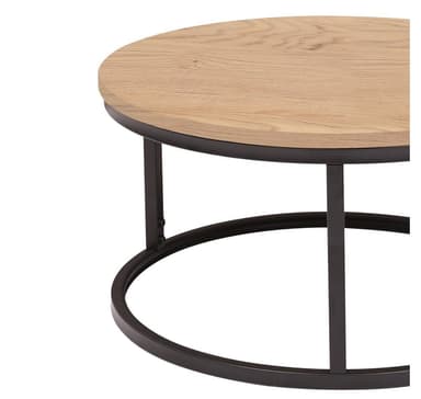 Soffbord BRITE D60xH32cm, ljust trä